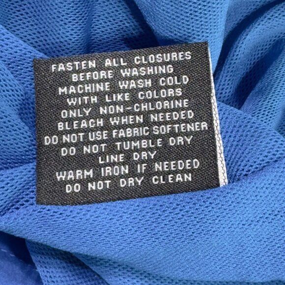 WP GOLF WEATHERPROOF Men's Blue Shacket Poly Half Zip Front Zip Pockets Size XXL - Picture 3 of 6